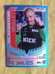 Topps F1 Turbo Attax 2024 Turquoise Parallel /130 Gladiator Valtteri Bottas #324 - Picture 1 of 2