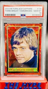 Luke Skywalker PSA 10 RED 2023 Topps Chrome Sapphire Return Jedi Tomorrows POP3 - Picture 1 of 3