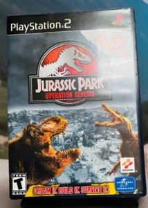 Jurassic Park Operation Genesis (Sony Playstation 2 PS2, 2003) C7 No Manual - Picture 1 of 4