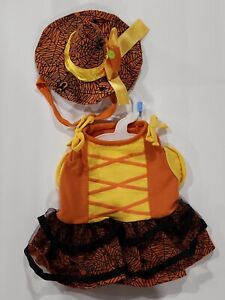 Martha Stewart "Vintage Witch" Dog Halloween Costume with Hat Outfit, Small, NEW