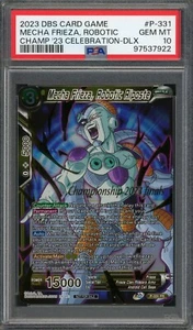 Dragon Ball Super Juego de Cartas Campeonato 2023 Finales Mecha Freezer Riposte PSA - Imagen 1 de 2