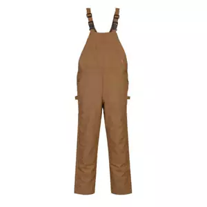 BIZFLAME FR Duck Quilt-Lined Bib Overalls Workwear Quilted Overall SIZES S-5XL - Picture 1 of 2