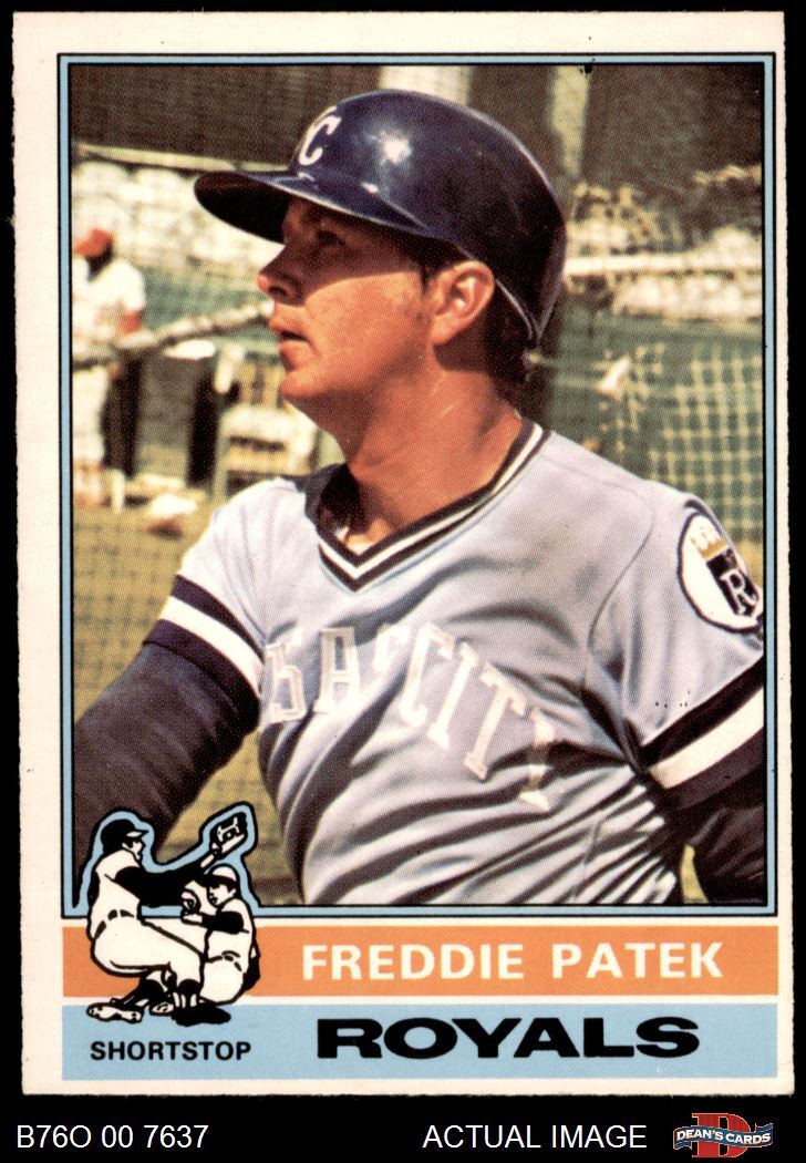 1976 O-Pee-Chee #167 Freddie Patek Royals 5 - EX B76O 00 7637
