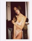 Instax Nude Photo : Ukrainian Brune Model Girl Original Fuji Wide Polaroid #002