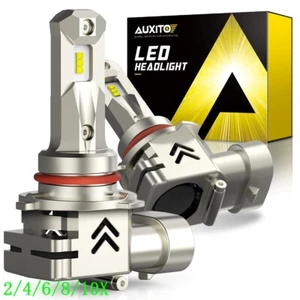 AUXITO White 9005 HB3 LED Bulb Headlight Conversion High Beam Bright 2/4X - Picture 1 of 21