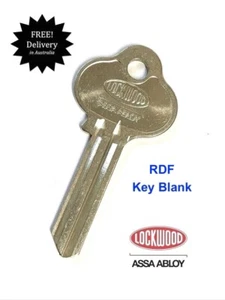 Genuine Lockwood 6 Pin RDF Key blank- Keyblank -FREE POST - Picture 1 of 2