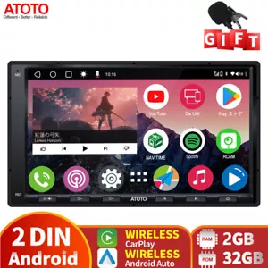 ATOTO 7" A6PF 2DIN Android Coche Estéreo GPR Pista Navegación WiFi/BT/USB Octa-Core - Imagen 1 de 8