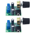2 Piece DC3V~12V  LM386 Mono Power Amplifier Board Module Volume Replacement