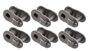 Paquete de 6 eslabones de desplazamiento de cadena de rodillos estándar para cadena de rodillos #41 - Imagen 1 de 1