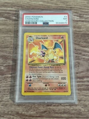 Pokemon Charizard Non Holo Legendary Collection 3/110 PSA 7 WOTC NM - NON HOLO - Image 1 of 4