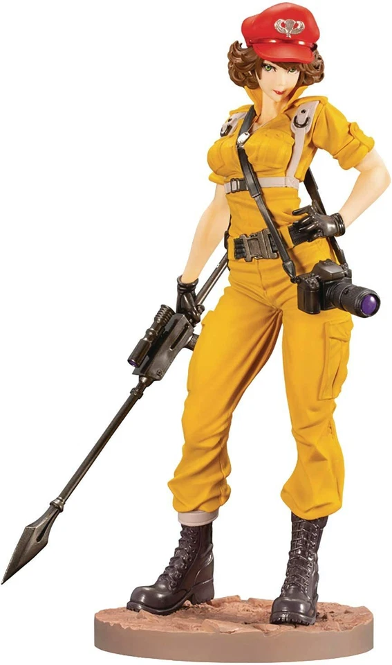 KOTOBUKIYA Gi Joe Lady Jaye Canary Ann Version Bishoujo Statue Multicolor