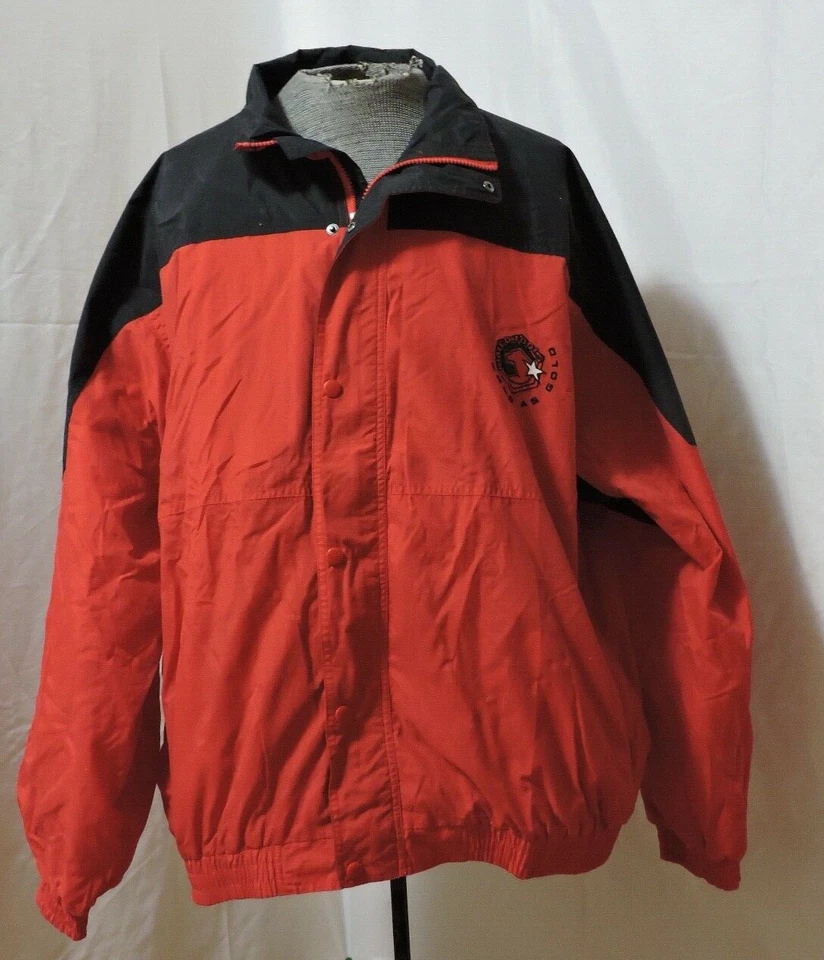 Matco Tools Coat Jacket Good As Gold Black Red Full Zip Windbreaker Sz 2XL Men's - Image 1 of 4