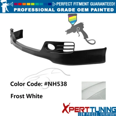 Fits 06-08 Acura TSX EURO-R Style Painted #NH538 Front Lip Lower Chin Spoiler PU Foto 1 de 4