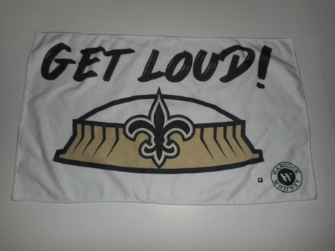 NEW ORLEANS SAINTS GET LOUD WHITNEY BANK RALLY TOWEL - NWOT Cover