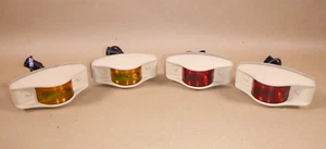 M998 FMTV Cast Aluminum LED Side Marker Lights 12/24V Tan 2 Amber & 2 Red USA - Picture 1 of 6