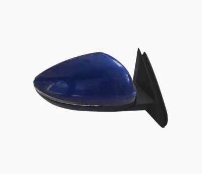 Зеркало бокового обзора в сборе 6 контактов синее справа для Volkswagen Bora C52 седан 19–21 годов выпуска - Изображение 1 из 3