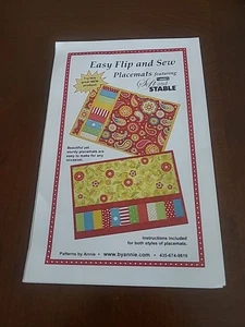 Easy Flip and Sew Tischsets Muster von Annie - Bild 1 von 3