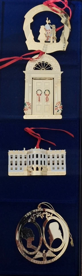 White House Historical Association Christmas Ornament Collection – Complete Set - Image 1 of 4