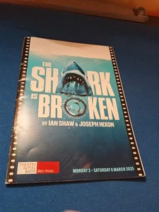 Jaws The Shark is Broken signed Bath Theatre Royal Programme 2025 - Picture 1 of 8