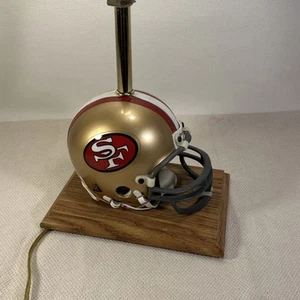 San Francisco 49ers Riddell Mini Football Helmet Lamp NFL Fan Classic - Picture 1 of 20