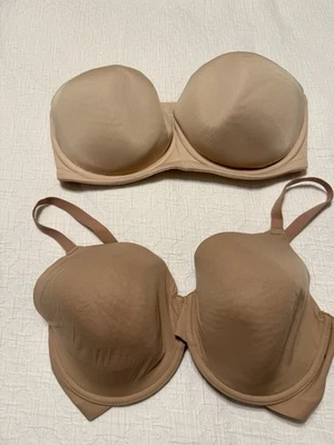 Lote de sujetadores 38DDD Wacoal tostado y beige 854119 y 853339 Foto 1 de 4