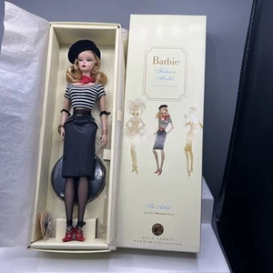 THE ARTIST SILKSTONE BARBIE DOLL 2008 GOLD LABEL MATTEL M4973 NRFB - Picture 1 of 17