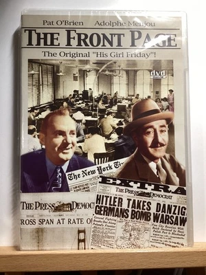 The Front Page: (DVD, 1931 - Black & White) Pat O’Brien - Adolphe Menjou Foto 1 de 2