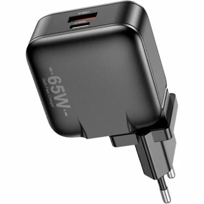 Cargador 6954284007108 GaN 65W USB+USB-C UE+US AWEI Foto 1 de 2