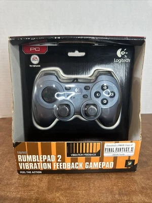 Sealed Logitech Rumblepad 2 Vibration Feedback Gamepad Controller NEW NIB - Image 1 of 4