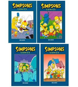 Simpsons Comics Deluxe Band 1-4 Set | Panini Comics | Neu | Hardcover - Bild 1 von 5