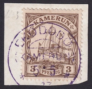 Colonias Camerún EKODODO violeta carta de lujo probada BPP rara! (1210) - Imagen 1 de 2