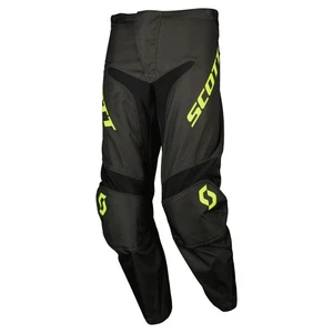 PANTALONI PANT MOTO CROSS ENDURO SCOTT COMPETE NERO GIALLO - Picture 1 of 9