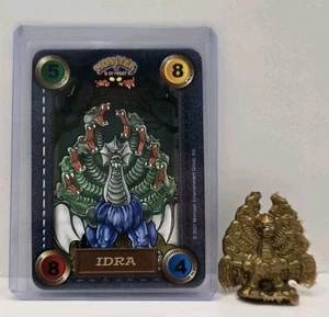 Tarjeta de batalla Italian Monster in my Pocket Series 1 Gold Hydra Plus 2001  - Imagen 1 de 5
