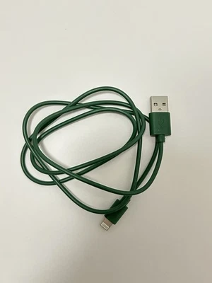 Preowned Green iPhone charger cord USB to Lightning Cable iPad - Image 1 of 3