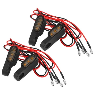 4x Motorcycle Turn Signals Handlebar Light For Motorcycle Scooter ATV Dirt Bike - Image 1 of 4
