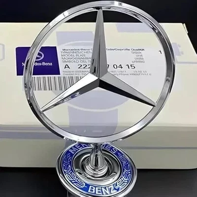 Fit For Mercedes-Benz W204/W205/W212/W221/W240 Front Hood Star Logo Emblem Badge - Image 1 of 4