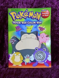 1995 Vintage Pokemon Book Trace Em Color Em - Poster, Art, Collectors  - Bild 1 von 8