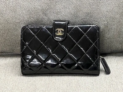 Cartera Chanel charol negro piel de becerro brillo/brillo Foto 1 de 4
