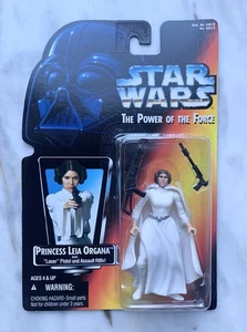 Star Wars POTF 2 Orange Princess Leia Organa MOC Power Force Action Figure 1995 - Picture 1 of 1