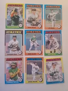 2024 Topps Heritage & Topps Series 1 Oakland Athletics Base Team Set w/RC's - Picture 1 of 2