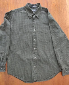 Vintage Nautica Men's Long Sleeved Button-down Sport Shirt, Medium, pre-owned - Picture 1 of 11