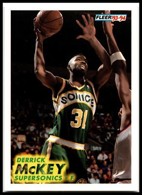 Derrick Mckey #200 1993-94 Fleer Supersonic B0118A Foto 1 de 2