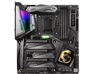 MSI MEG Z390 GODLIKE Motherboard Intel Z390 LGA 1151 DDR4 3 x M.2 E-ATX USB 3.1 - Picture 1 of 4