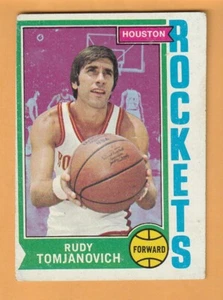 Rudy Tomjanovich Houston Rockets 1974-75 Topps #28 Michigan Wolverines 9F - Bild 1 von 2