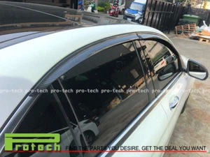 Window Deflector Visor 4Pcs Carbon Fiber For 2015-2019 W205 C250 C300 C400 C43 - Bild 1 von 3