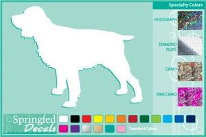 ENGLISH SPRINGER SPANIEL SILHOUETTE cut vinyl decal #1 Dog stickers - Picture 1 of 1