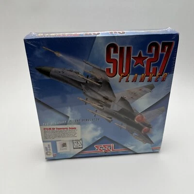 SU-27 Flanker The Military Flight Simulator 1995 Computer Game Sealed Brand New - Image 1 of 4