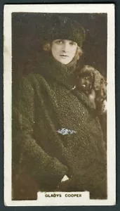 CARRERAS ACTRESSES & THEIR PETS 1926 GLADYS COOPER PEKINGESE CIGARETTE CARD #8 - Foto 1 di 2