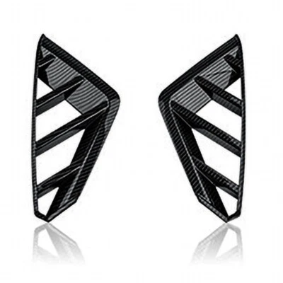 2x Carbon Fiber ABS Front Bumper Side Cover Trim For Hyundai Elantra N 2022 2023 - Изображение 1 из 4