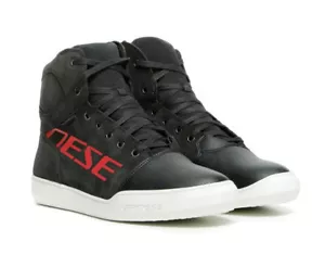 Scarpe moto Dainese York D-WP rosso TG 43 carbon red shoes impermeabili - Foto 1 di 2